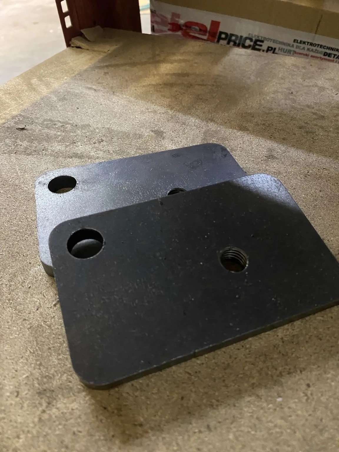 Frezowana część metalowa CNC
